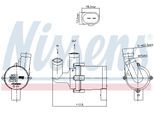 NISSENS Zusatzwasserpumpe, Ladeluftkühler 831380 für VW