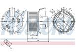 NISSENS Innenraumgebläse 87021 für Peugeot