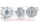 NISSENS Innenraumgebläse 87103 für Mercedes