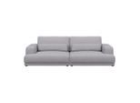 Luca Bessoni , Hellgrau , Textil , Uni , 260x77x111 cm , Stoffauswahl, Rücken echt , Wohnzimmer, Sofas & Couches, Sofas, Big Sofas