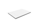 Genius , Weiß , Kunststoff , H2 , Füllung: Schaumstoff , 140x200 cm , Oeko-Tex® Standard 100 , Bezug abnehmbar/waschbar ,