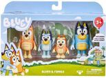 Spielfigur MOOSE "Bluey & Familie 4er Pack", bunt, Spielfiguren, Kinder, Kunststoff, Spielfigur