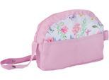 Puppen Wickeltasche CHIC2000 "Jeans Grey", bunt (flowers), Puppenausstattungen, KinderB:29cm H:22cm T:9cm, Polyester, Puppen Wickeltasche, B:29cm H:22cm T:9cm