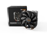 BE QUIET Gehäuselüfter "SHADOW ROCK SLIM 2", grau (aluminium, schwarz, kupfer), B:18cm H:13,5cm T:18,2cm, Computer-Kühler, Gehäuselüfter