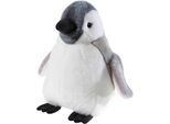 Kuscheltier HEUNEC "Misanimo, Pinguinbaby groß, 25 cm", grau (weiß, grau), Plüschfiguren, KinderH:25cm, Kuscheltier, H:25cm