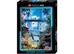Puzzle HEYE "Markets District", bunt, Puzzles, KinderB:50cm H:70cm, Pappe, Motiv, Puzzle, Made in Germany, B:50cm H:70cm