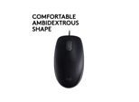 LOGITECH Maus "B110 Silent", schwarz, B:8,7cm H:4,2cm T:13cm, Computer-Mäuse, Maus