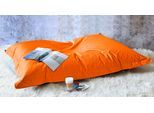 Sitzsack KINZLER "XXL Outdoorfähig", orange, B:140cm H:20cm T:180cm, Polyester, Sitzsäcke, Sitzsack, Uni Farben, Outdoor geeignet, ideal im Wohnzimmer & Kinderzimmer