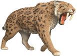 Spielfigur SCHLEICH "DINOSAURS, Säbelzahntiger (15054)", braun, Spielfiguren, Kinder, Kunststoff, Spielfigur