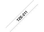 BROTHER Beschriftungsband "TZe-211", schwarz (schwarz auf weiß), B/H/L: 0,6cm x 800cm, Beschriftungsbänder, Beschriftungsband