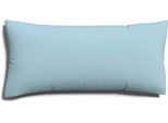 Kissenbezug SCHLAFGUT "EASY JERSEY Kissenhülle 100% Baumwolle, weicher Edel-Jersey, bügelfrei", blau (blau light), B:40cm L:80cm, Jersey, Obermaterial: 100% Baumwolle, Kissenbezüge, Kissenbezug, mit farblich angepasstem Reißverschluss, pflegeleicht, formstabil
