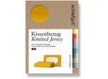 Kissenbezug SCHLAFGUT "Pure flexibler Kissenbezug für Nackenstützkissen", gelb (gelb deep), B:40cm L:140cm, Bio-Baumwolle, Obermaterial: 95% Baumwolle, 5% Elasthan, Kissenbezüge, Kissenbezug, Bio-Baumwolle mit Elasthan, mit Gummizug, bügelfrei