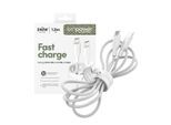 USB-Kabel "Racing 240W USB-C zu USB-C Kabel USB 2.0 1,2 m", weiß, 120cmcm, EMPOWER BY PANZERGLASS, Kabel, USB-Kabel