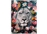 Poster REINDERS "Löwe", bunt (farbe bild(er): bunt), B:60cm H:80cm T:0,1cm, Leinwand, Bilder, Poster