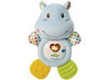 Plüschfigur VTECH "Vtech Baby, Nuckelnilpferd", blau, Plüschfiguren, KinderH:16cm, Plüsch, Plüschfigur, mit Sound, H:16cm