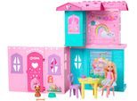 Puppenhaus BARBIE "Aufklappbares Pop-Up-Haus Chelsea", bunt, Puppenhäuser, KinderB:42cm H:33cm, Kunststoff, Puppenhaus, B:42cm H:33cm
