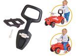 Kinderfahrzeug Lauflernhilfe BIG "BIG Bobby Car Walker 2in1 Zubehör", schwarz, Lauflernhilfen, KinderB:13cm H:43cm T:20cm, Kinderfahrzeug Lauflernhilfe, 2in1 Rückenlehne & Lauflernhilfe, Made in Germany, B:13cm H:43cm T:20cm