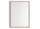 Wandbild REINDERS "Blumen", weiß (farbe bild(er): weiß), B:30cm H:40cm T:3cm, Bilder, Wandbild, Wohnzimmer - Weiß - MDF - Blumen und Pflanzen - 30x40 cm