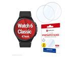 DISPLEX Displayschutzglas "Smartwatch Glass Unbreakable Protector", transparent, B:9cm H:0,3cm T:13,5mm, Displayfolien, Displayschutzfolie, Schutzfolie, Bildschirmschutz, kratz- & stoßfest, Displayschutzglas