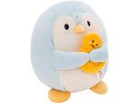 Kuscheltier NICI "mymochi, Pinguin Waddle, 27 cm", blau, Plüschfiguren, KinderB:20cm H:27cm L:25cm, Plüsch, Kuscheltier, mit Ente, B:20cm H:27cm L:25cm