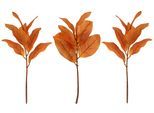Kunstblume I.GE.A. "Künstlicher Herbstlaub-Busch", orange, B:17cm H:36cm L:14cm, Polyester, Kunstpflanzen, Kunstblume, Kunstpflanze Sträuße Bouquet Herbstdeko Blumendeko herbstliche Blätter