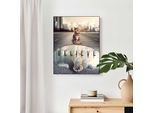 Wandbild REINDERS "Glaube an dich", braun (farbe bild(er): braun), B:40cm H:50cm T:3cm, MDF, Bilder, Wandbild