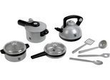 Kinder-Küchenset KLEIN "WMF-Topfsortiment", silber (silberfarben), Spielzeug-Haushaltsgeräte, Kinder, Kinder-Küchenset, Made in Germany