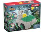 Spielfigur SCHLEICH "ELDRADOR CREATURES, Dschungel-Crashmobil+Mini Cretaure (42671)", bunt, Spielfiguren, Kinder, Kunststoff, Spielfigur