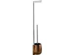 WC-Garnitur WENKO "Marrakesh", braun, B:10,5cm H:72cm L:15cm, Keramik, Reinigungsbürsten, WC-Garnitur, Stand WC-Garnitur