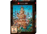 Puzzle HEYE "Safeckracker Suzie / Wanted", bunt, Puzzles, KinderB:50cm H:70cm, Pappe, Motiv, Puzzle, Made in Germany, B:50cm H:70cm