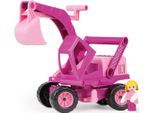 Spielzeug-Bagger LENA "Prinzessin von Hohenzollern, Princess", rosa (rosa, pink), Spielzeugfahrzeuge, KinderB:14cm H:19cm T:35cm, Kunststoff, Spielzeug-Bagger, Made in Europe, B:14cm H:19cm T:35cm