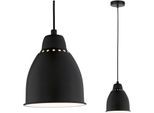 PAULMANN Pendelleuchte "Hilla", schwarz, 1, Ø 14,5cm H: 180cm, 1 Stk., Leuchten, E27, Pendelleuchte
