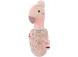 Greifspielzeug FEHN "Lazy, Crazy & Pink, Stabgreifling Flamingo", rosa (rose), Greifspielzeug, BabyB:3,8cm H:4cm L:16cm, Plüsch, Softvelour, Greifspielzeug, B:3,8cm H:4cm L:16cm