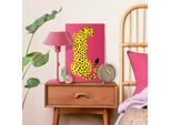 Leinwandbild REINDERS "Cheetah", gelb (farbe bild(er): gelb), B:20cm H:30cm T:2,5cm, Leinwand, Bilder, Leinwandbild