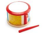 Spielzeug-Musikinstrument HAPE "Doppelseitige Kinder Trommel", bunt, Spielzeug-Musikinstrumente, KinderB:17cm H:11cm T:17cm, Spielzeug-Musikinstrument, B:17cm H:11cm T:17cm