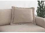 Sofakissen TRENDMANUFAKTUR "Bourbon", grau (taupe), B:70cm H:12cm T:70cm, Stoff, Polsterauflagen, Sofakissen, modernes Flatkissen 70x70 cm, in trendigem Cord erhältlich, universal