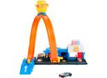 Spiel-Polizeistation HOT WHEELS "City Super Polizeistation", bunt, Fahrzeug-Spielwelten, KinderB:22cm H:30cm T:42cm, Kunststoff, Spiel-Polizeistation, B:22cm H:30cm T:42cm