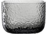 Dekovase LEONARDO "Vase MARTELLO", grau, B:18cm H:13cm T:14,3cm, Glas, Vasen, Dekovase