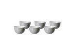 Schale RITZENHOFF & BREKER "Müslischalen Doppio ø 14 cm 6er Set", grau, Schüsseln, Schale