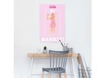 Poster REINDERS "Barbie Film - hi Barbie", lila (farbe bild(er): lila), B:61cm H:91,5cm T:0,1cm, Holzwerkstoff, Bilder, Poster