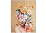 Poster REINDERS "Blumig", bunt (farbe bild(er): bunt), B:60cm H:80cm T:0,1cm, Leinwand, Bilder, Poster