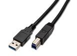 CAPTIVA USB-Kabel "Kabel USB Kabel A-Stecker B-Stecker schwarz 2m USB-A auf USB-B", schwarz (ohne farbbezeichnung), B:17cm H:1,5cm T:20cm, Kabel, USB-Kabel