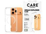 CARE BY PANZERGLASS Handyhülle "Urban Explorer Case für Apple iPhone 17 Pro", transparent, Apple iPhone 17 Pro, Hüllen, Backcover, Schutzhülle, Handyschutzhülle, Case, Schutzcase, stoßfest, Handyhülle