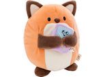 Kuscheltier NICI "mymochi, Fuchs Geeks 27 cm mit Video Spiel", beige, Plüschfiguren, KinderB:20cm H:27cm L:24cm, Kuscheltier, B:20cm H:27cm L:24cm