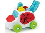 Spielbausteine CLEMENTONI "Clemmy Soft, Sensorisches Auto", bunt, Spielbausteine, Baby, Kunststoff, Spielbausteine, Made in Europe