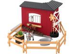 Spielwelt SCHLEICH "FARM WORLD, Ziegenstall (42726)", bunt, Spielfigurenwelten, Kinder, Kunststoff, Spielwelt