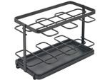 Küchenorganizer-Set METALTEX, schwarz, B:15cm L:23cm T:11cm, Kunststoff, Metall, Küchenhelfer-Sets, Küchenorganizer-Set, mit exklusiver Metaltex ThermoTouch Beschichtung