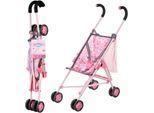 Puppenbuggy BABY BORN, bunt, Puppenwagen, Kinder, Puppenbuggy, mit Einkaufsnetz