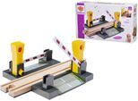 Spielzeugeisenbahn-Erweiterung EICHHORN "Übergang", gelb (holzfarben, grau, gelb), Spielzeugeisenbahn-Erweiterungen, Kinder, Holz, Spielzeugeisenbahn-Erweiterung