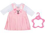 Puppenkleidung BABY BORN "Häschenkleid, 43 cm", rosa (rosa, weiß), Puppenkleidung, Baby, Puppenkleidung, mit Kleiderbügel